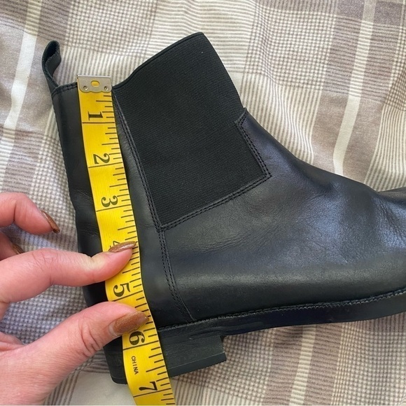 Liebeskind Black Leather Ankle Boots Chelsea Boots Booties: 37 - Picture 14 of 16